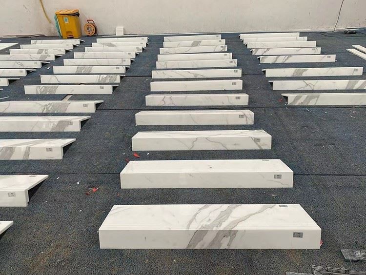White Wood Marble Flooring - marble-tiles