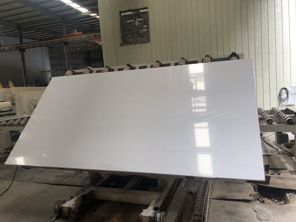White Jade Artificial Marble Slab - artificial-marble