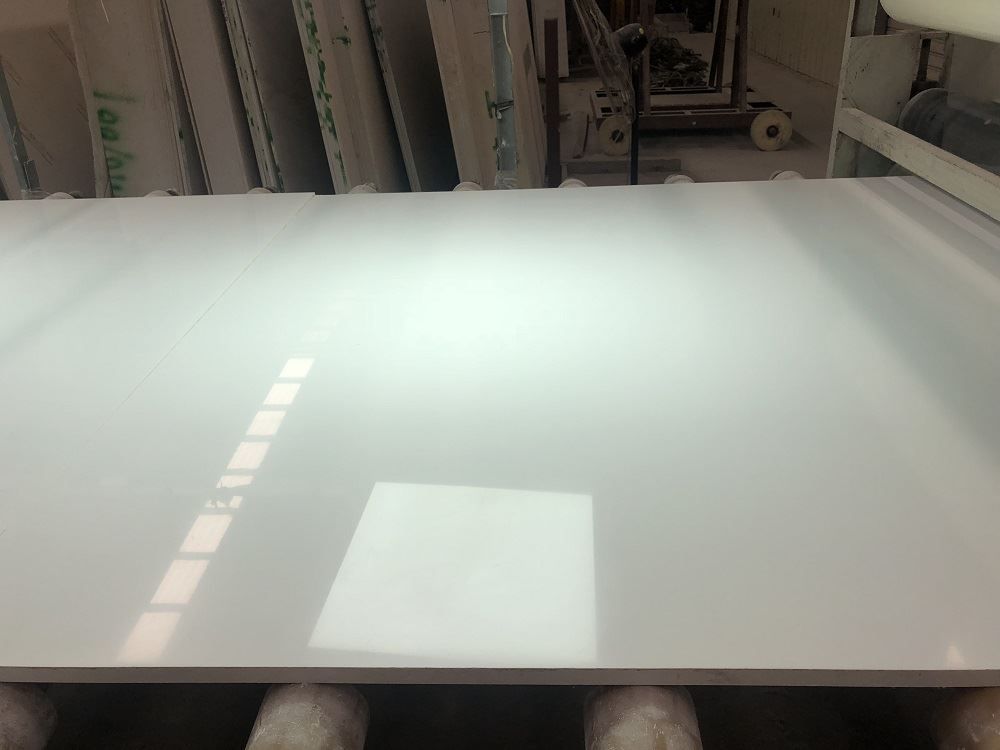 White Jade Artificial Marble Slab - artificial-marble