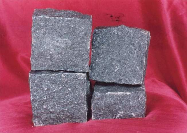 Zhangpu Black Granite For Paving Stone - cobble-stone