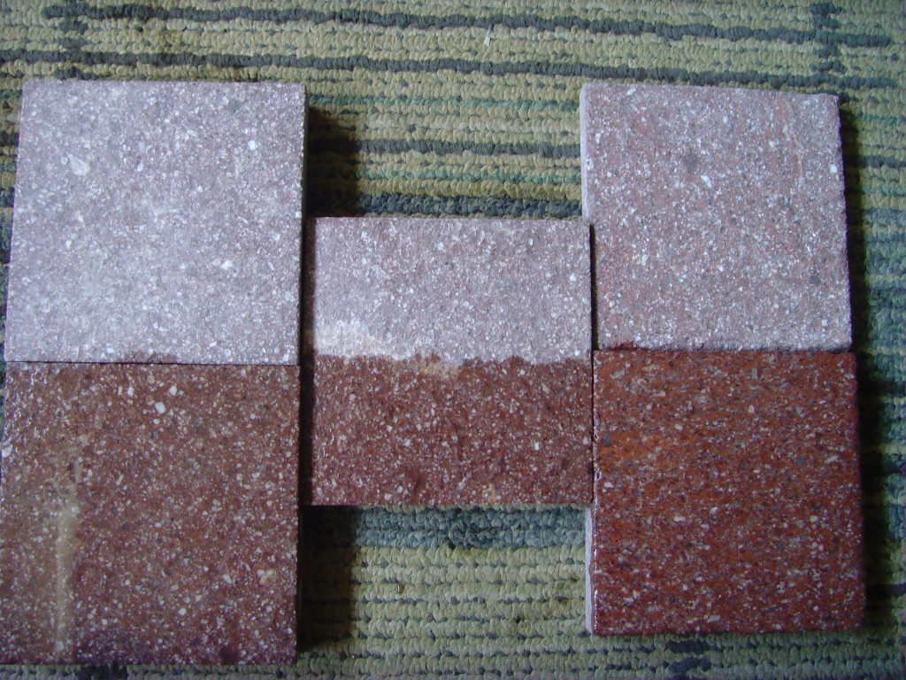 Red Porphyry Granite Paving Stone - cobble-stone