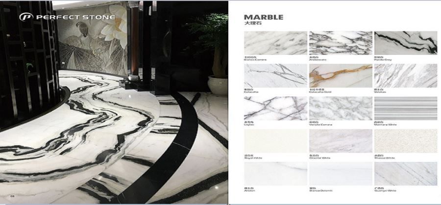 Cross Cut Nero Portoro Marble Slab - marble-slabs