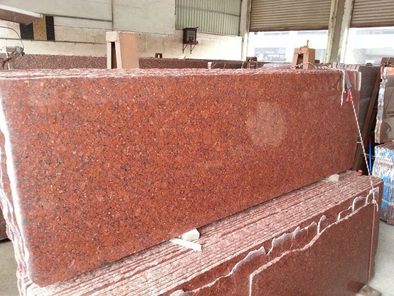 India Red Granite Slab - granite-slabs