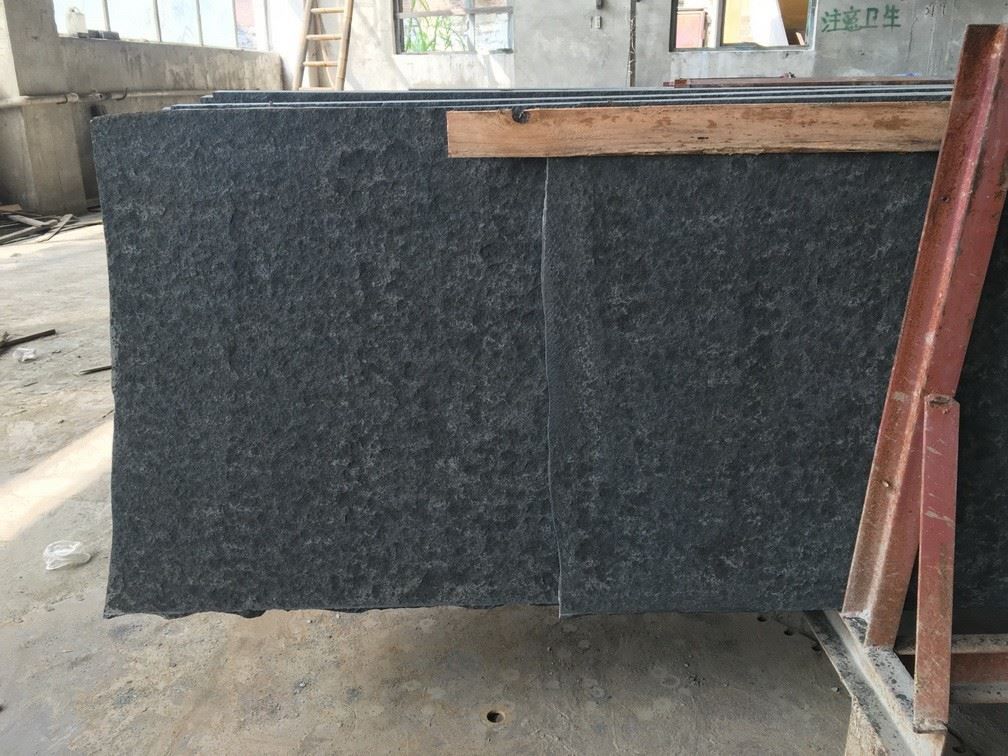 China Mongolian Black Granite Floor Tile - granite-tiles