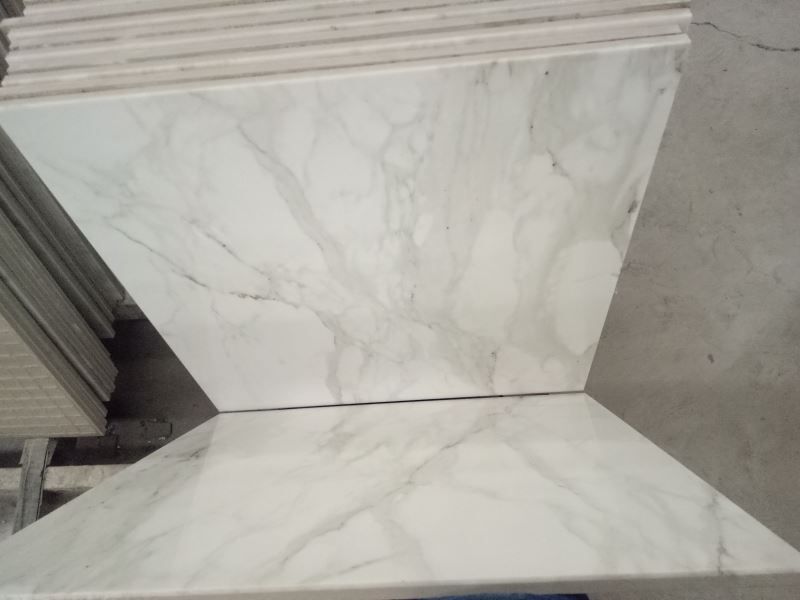 Calacatta White Marble Composite Panels - marble-tiles