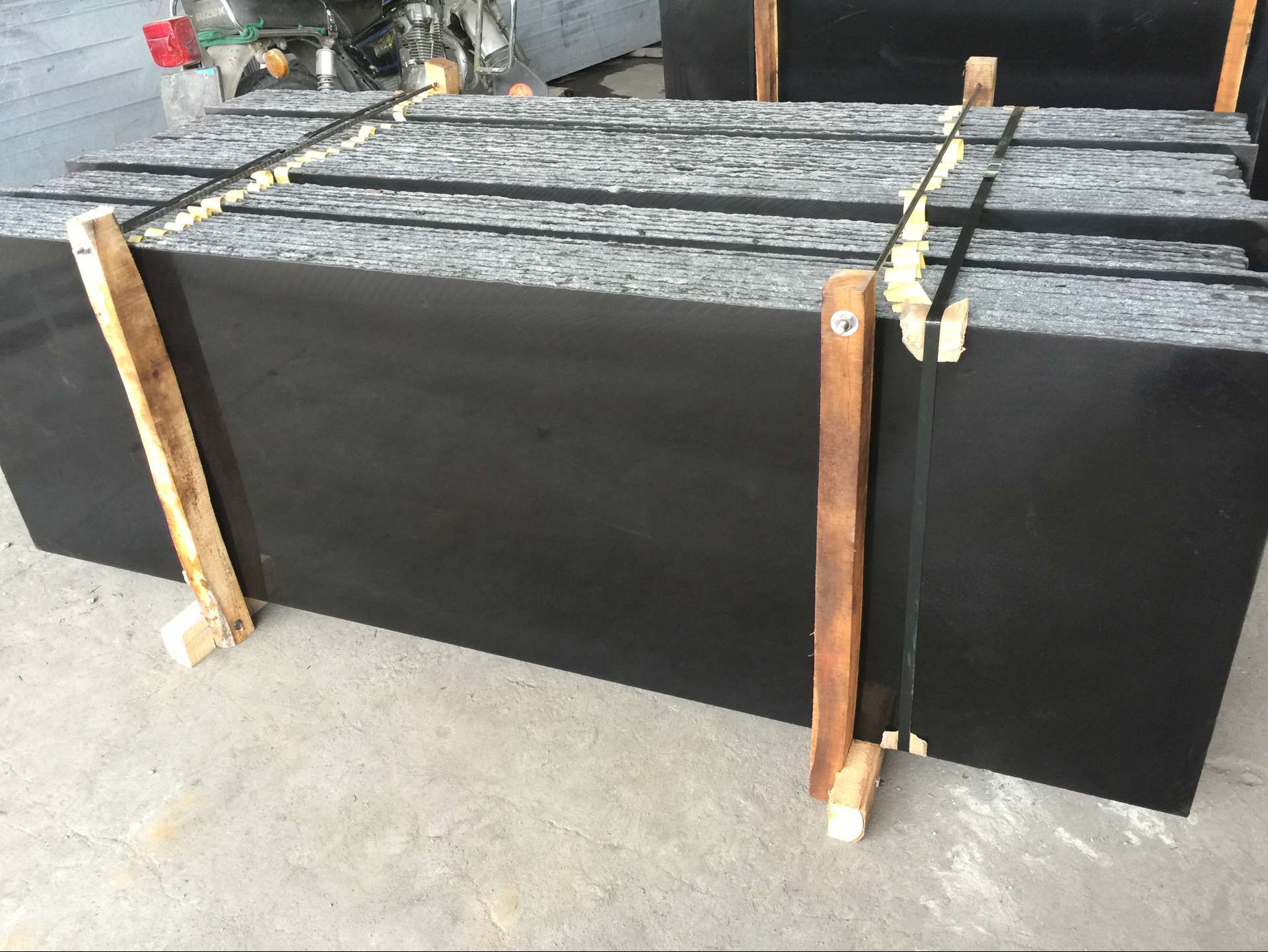 High Quality G654 Dye Black Small Slab - granite-slabs