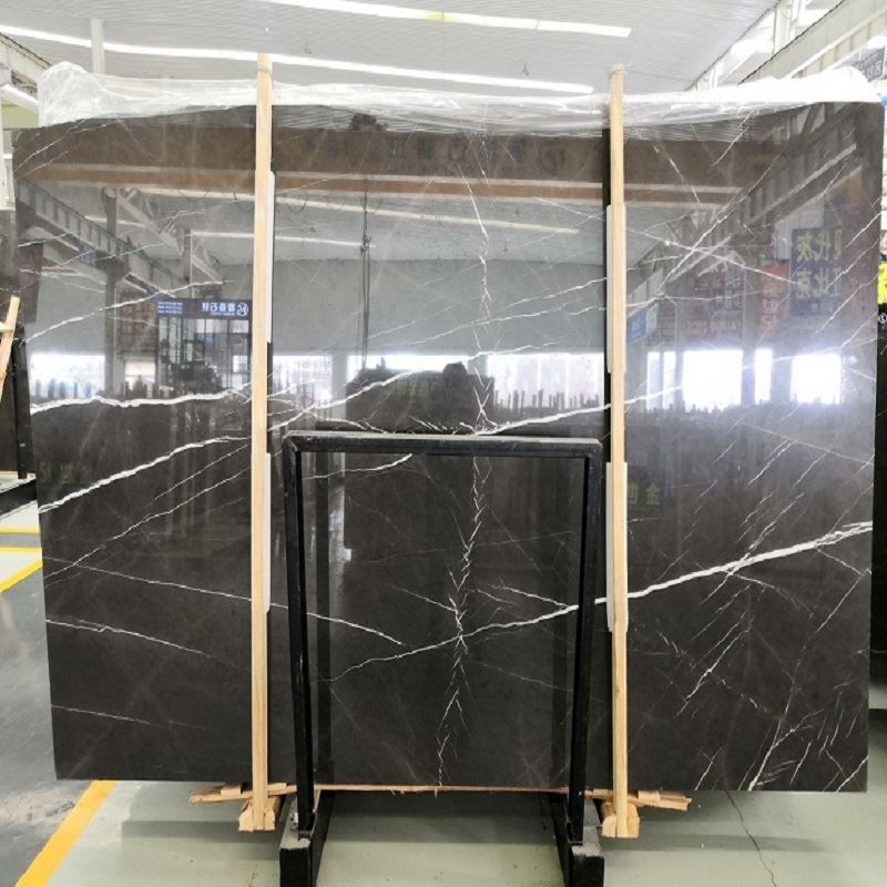 Leather Pietra Grey Marble Slab - marble-slabs