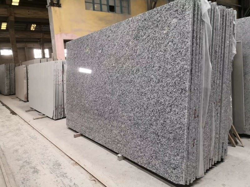 Spray White Granite Slabs - granite-slabs