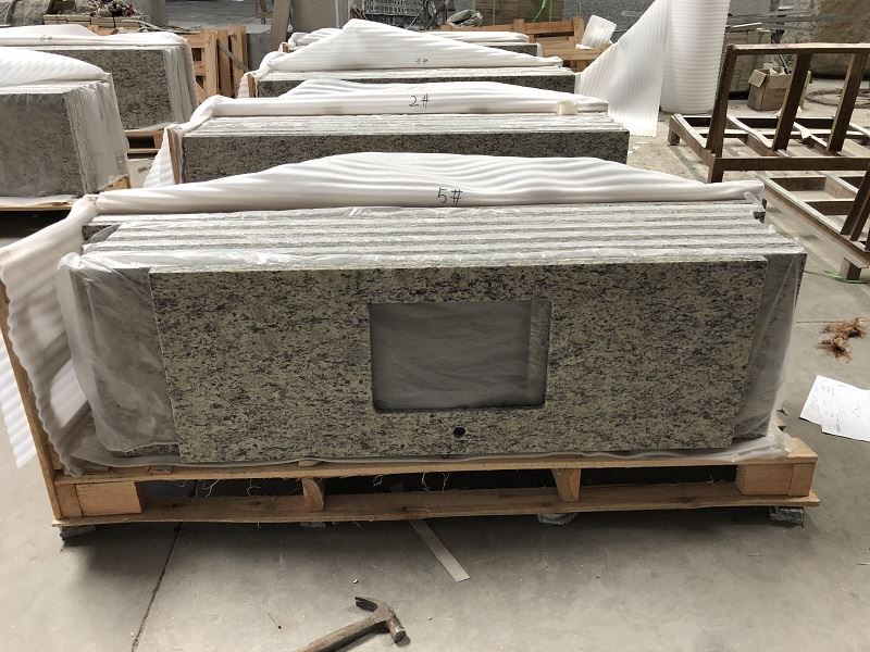 Santa Cecilia Granite Countertop - granite-slabs