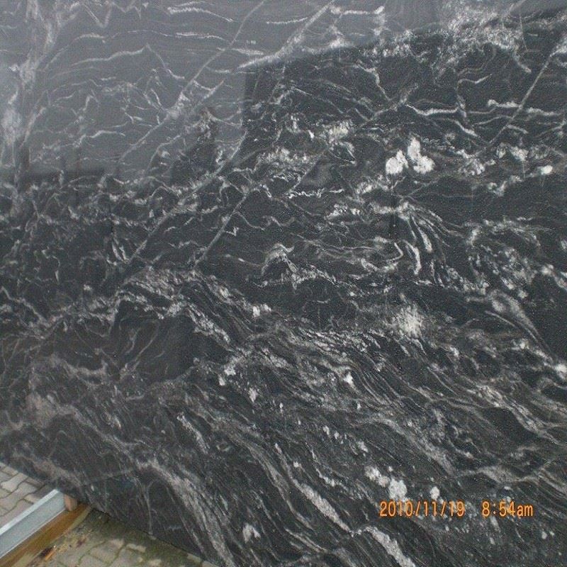 Ganges Black Granite Slabs - granite-slabs
