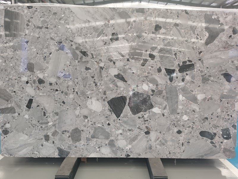Natural Terrazzo Stone Slab For Floor - marble-slabs