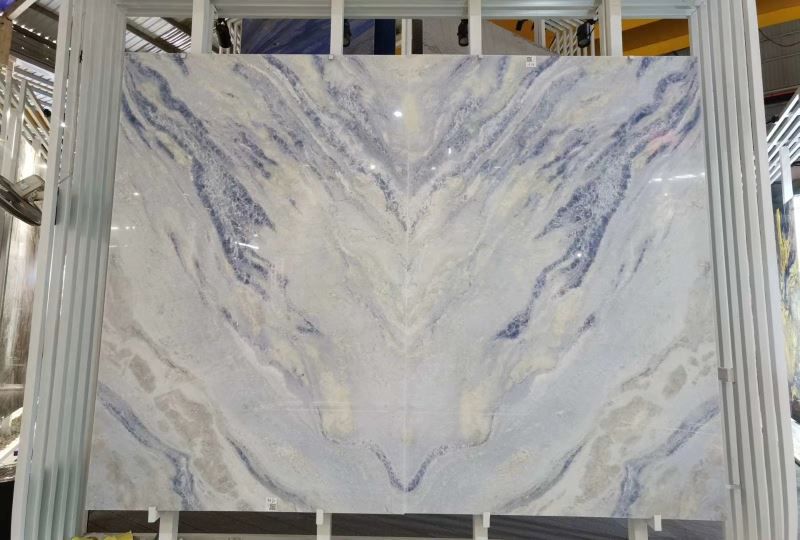 Luxury Stone Fantasy Blue Book Match Slabs - marble-slabs