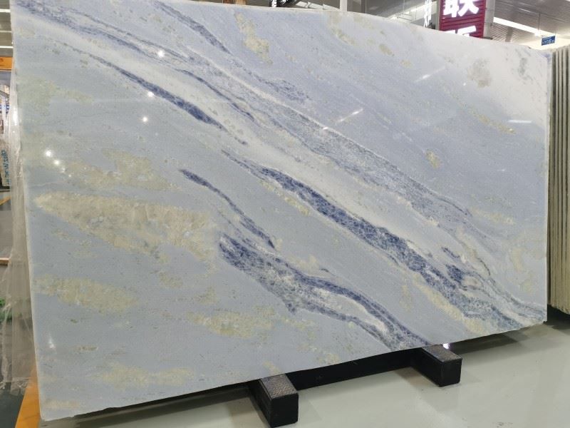 Luxury Stone Fantasy Blue Book Match Slabs - marble-slabs