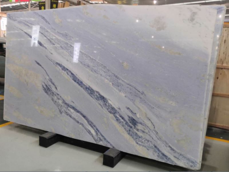 Luxury Stone Fantasy Blue Book Match Slabs - marble-slabs