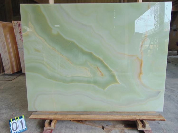 Green Onyx Stone Slab - onyx-stone