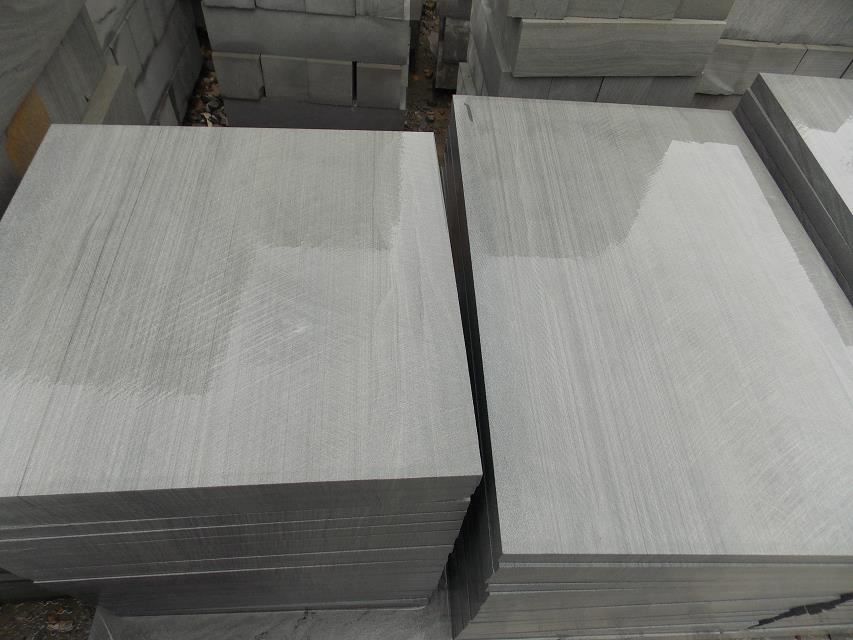 Grey Wooden Sandstone For Wall Cladding - sand-stone
