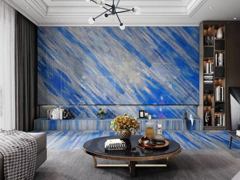 Luxury Stone Bolivian Blue Marble Slabs - luxury-stone