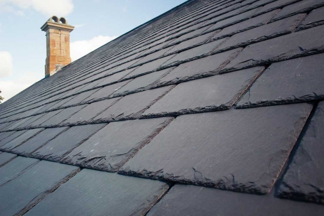 Black Roofing Slate Tile - slate