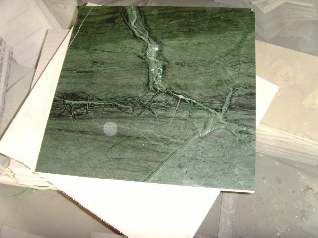 Dark Green Limestone Cut To Szie - travertine