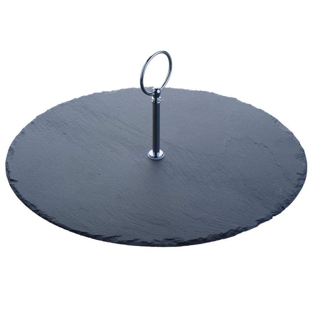 Dinner Food Plate Stone - slate