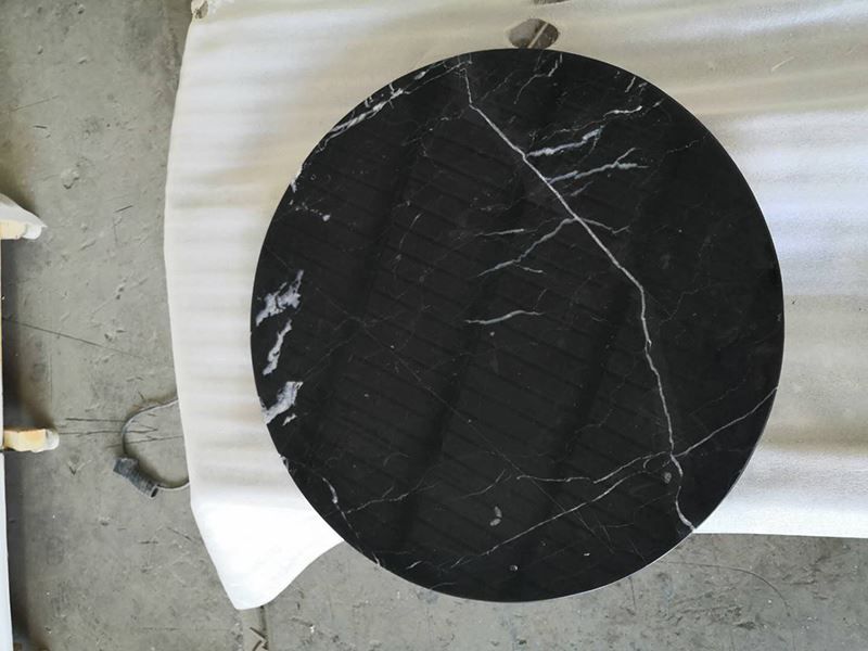 Nero Marquina Marble Dinning Table - marble-tiles