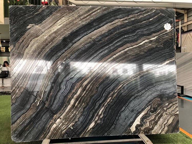 Gold Wood Marble Slab For Wall Cladding - marble-slabs