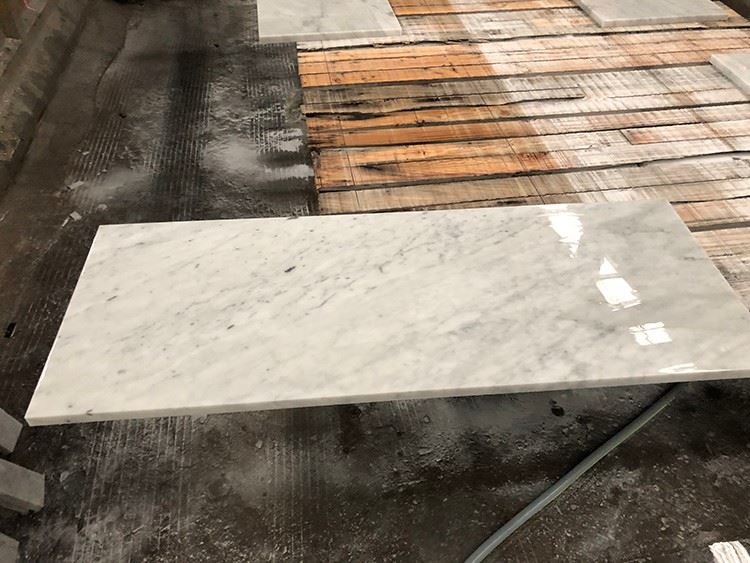 Natural Carrara Marble Dinning Table - marble-tiles