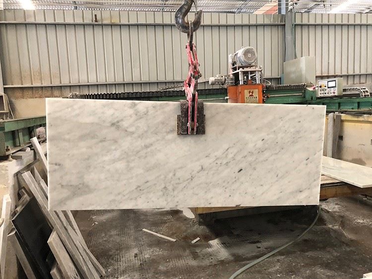 Natural Carrara Marble Dinning Table - marble-tiles