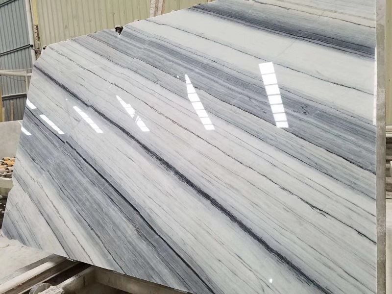 Glacial White Marble Slab - marble-slabs