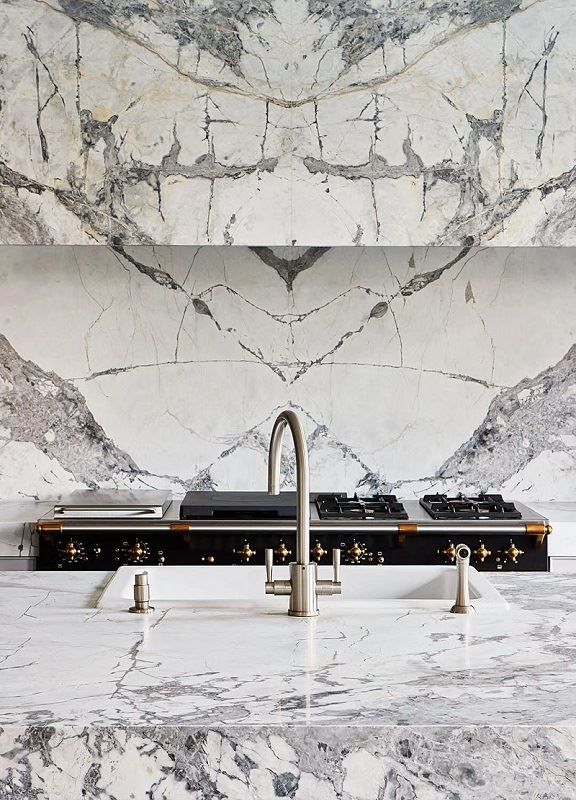 Invisible Grey Marble Slabs for home decoration