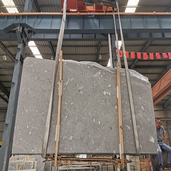 Noah Grey Marble Slab Panel - marble-slabs
