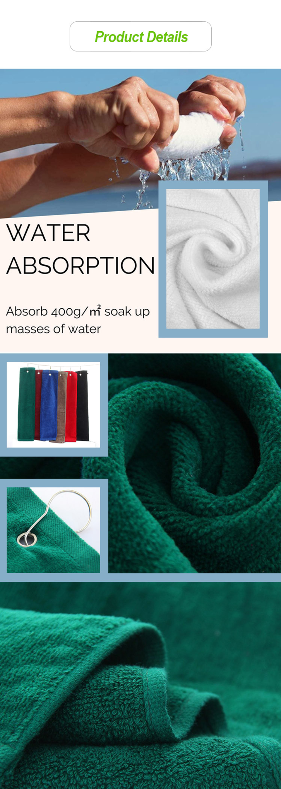 cotton golf towel