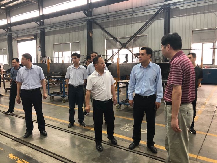 Ge Fei Secretary of Lishui District Discipline Inspection Commission and his party visited Jiangsu Guanchao for research and guidance 2
