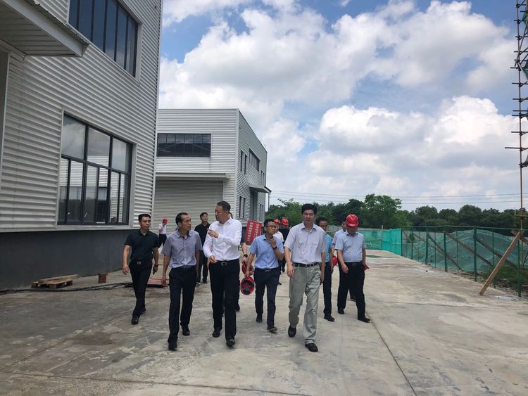 Zhang Yun the mayor of Lishui District visited Jiangsu Guanchao for inspection and guidance 1