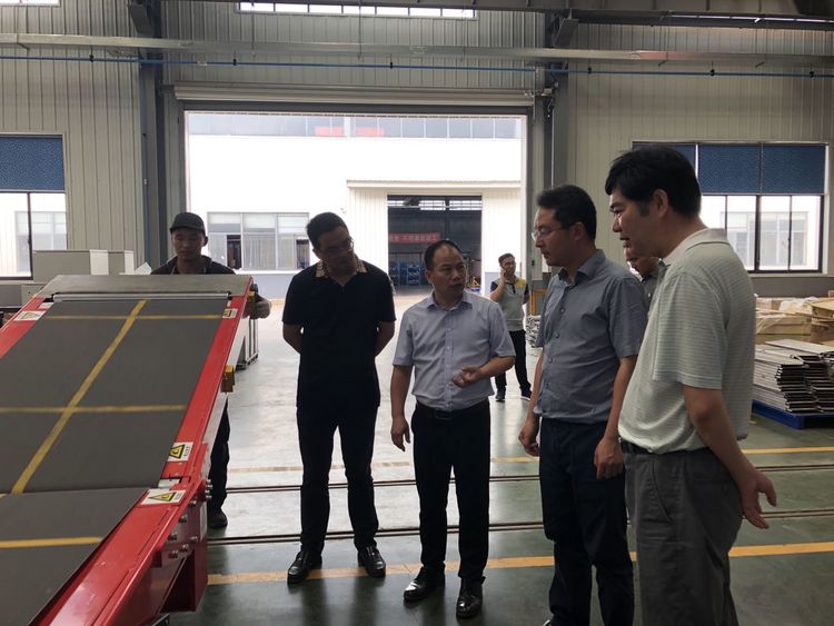 Wang Dongning deputy secretary of Lishui District Committee visited Jiangsu Guanchao for research and guidance
