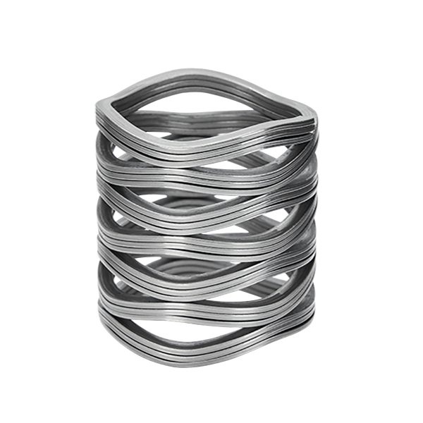 Interlaced Wave Springs Material stacked wave disc springs