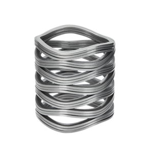 Interlaced Wave Springs Material stacked wave disc springs