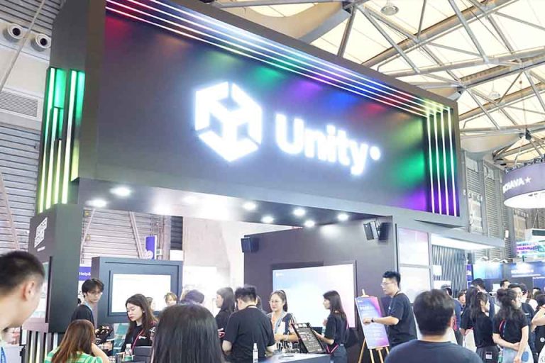 The Unity booth during China Joy