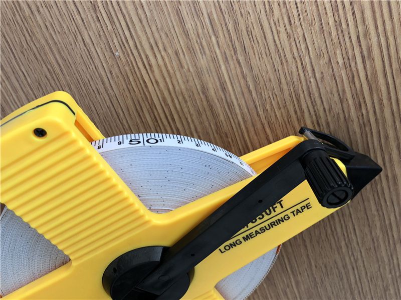 Rubber covered frame fiber tape measure from china manufacturer