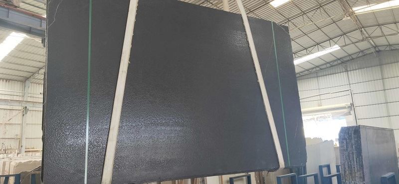 PERFECT STONE - What's Leather Black Marble Slab?