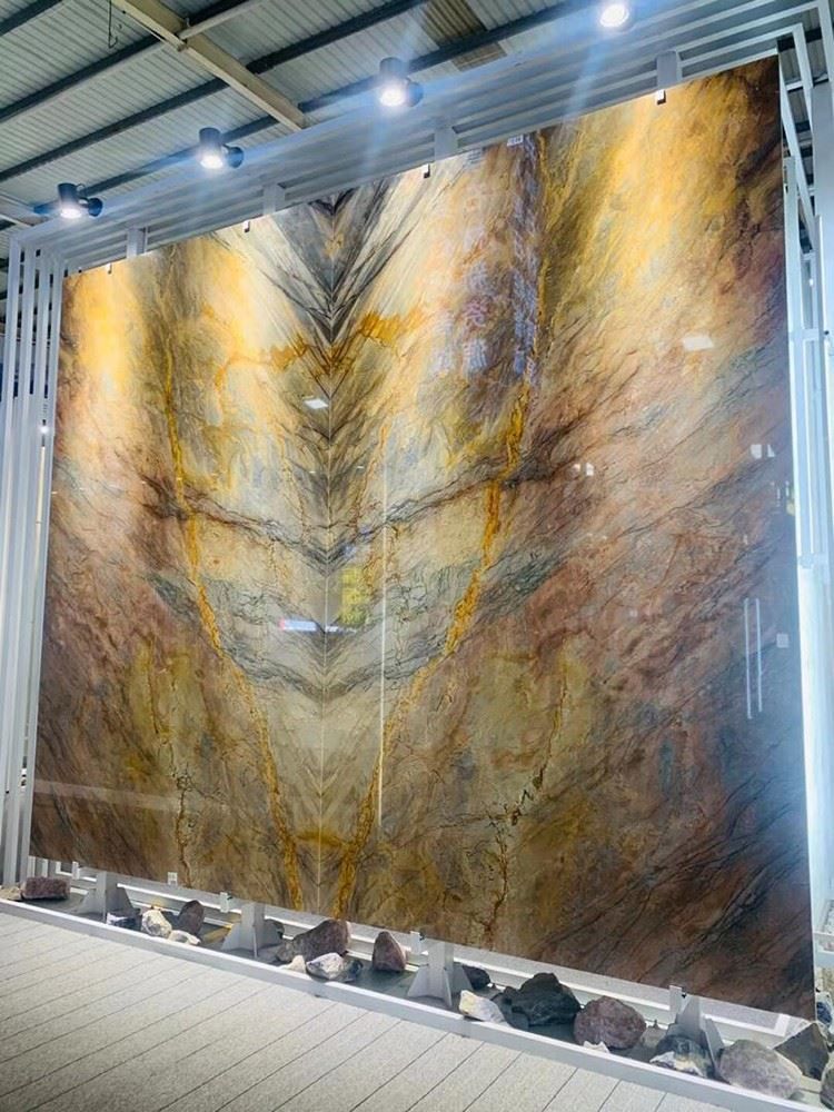 PERFECT STONE - Beautiful Book Match Marble Slab For Home