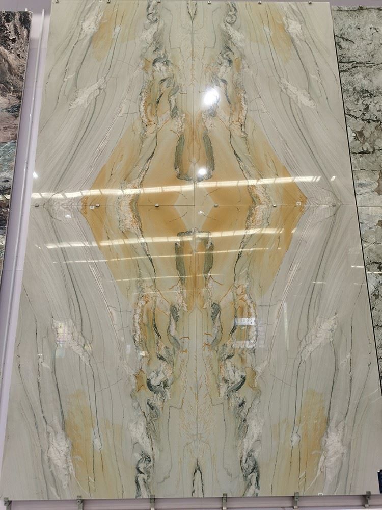 PERFECT STONE - Beautiful Book Match Marble Slab For Home
