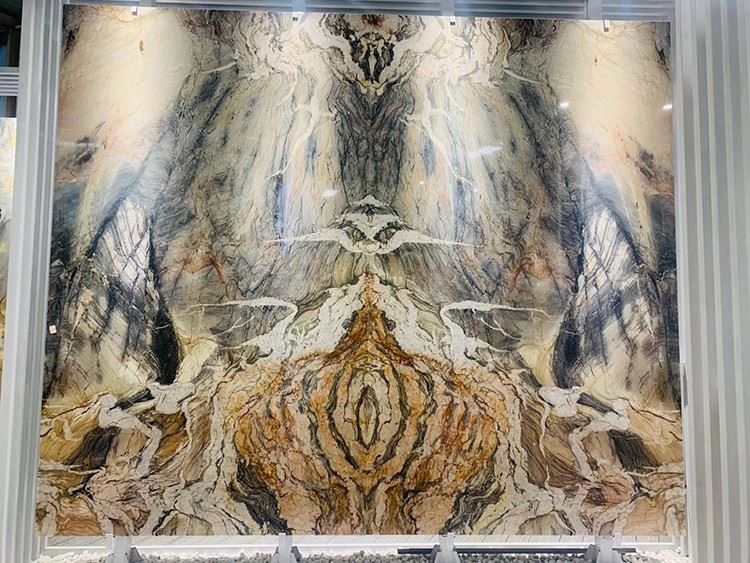 PERFECT STONE - Beautiful Book Match Marble Slab For Home