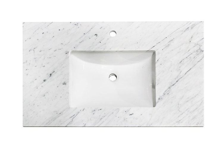 PERFECT STONE - Have A Look Of Carrara Marble Vanity Top