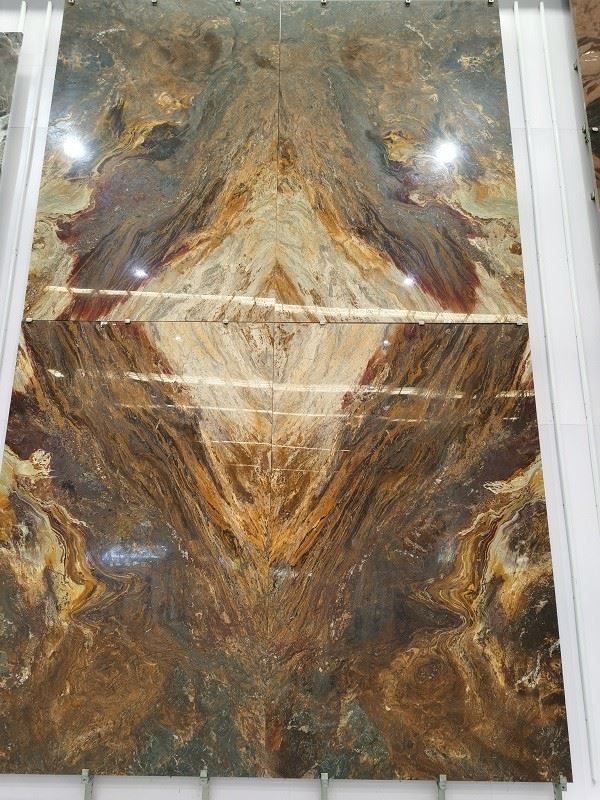 PERFECT STONE - Natural Book Match Marble Slab For Home Decoration