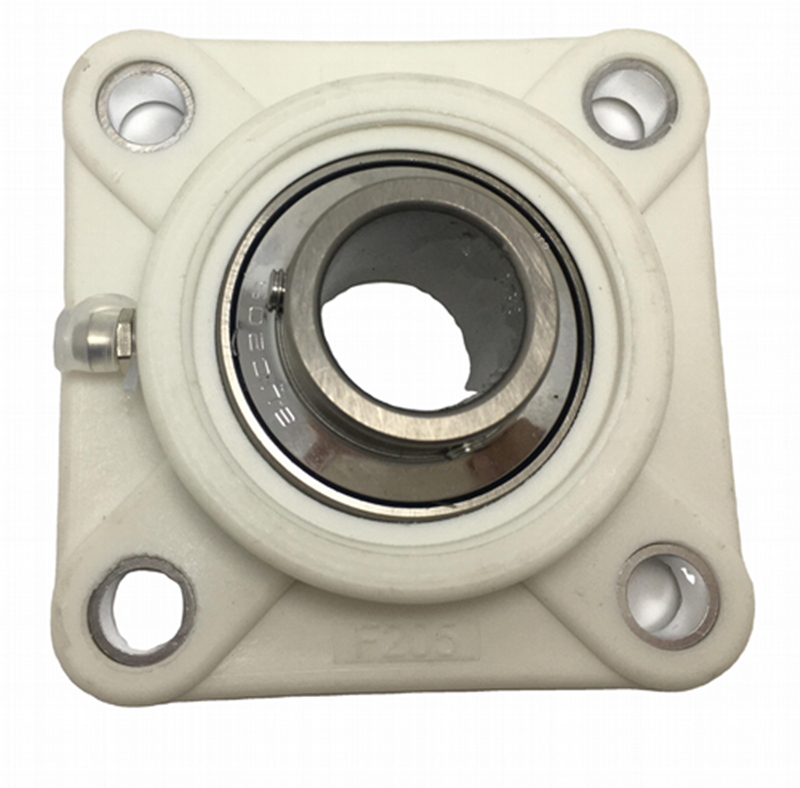 Thermoplastic Bearing Block Unit With Stainless Steel Bearing Inserts