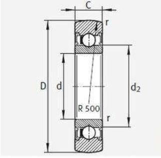 GJP Master Guide Roller and Combined Bearing 83C285 B1 for forklift Truck