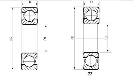 Rolamentos de esferas de ultra alta temperatura e velocidade HT6202ZZ para ambientes especiais