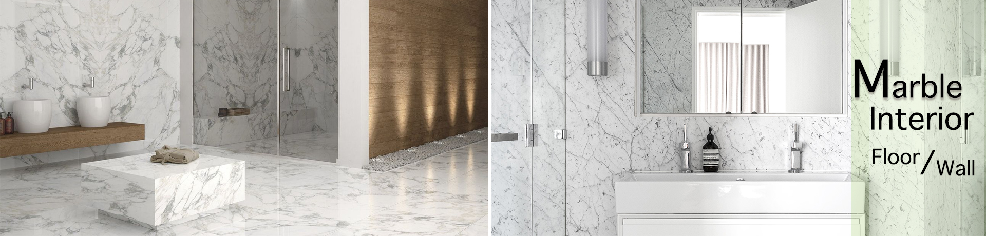 White Marble Collection from Perfect Stone