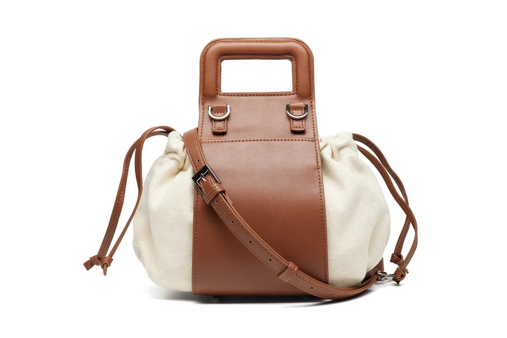 Canvas and PU shoulder bag 结果